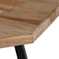 Miniatyrbild 3 av 10: vidaXL Soffbord 2 st hexagonala återvunnen teak Brun