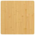 vidaXL Bordsskiva 50x50x2,5 cm bambu Brun