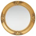 vidaXL Väggspegel barockstil 50 cm guld Guld