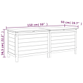Miniatyrbild 8 av 8: vidaXL Dynbox brun 150x50x56,5 cm massivt granträ Brun