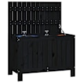 Miniatyrbild 4 av 10: vidaXL Dynbox svart 76x42,5x54 cm massiv furu Svart