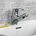 Miniatyrbild 6 av 10: EISL Blandare med utdragbar pip VICO krom Silver