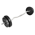 Miniatyrbild 1 av 4: vidaXL Curlstång inkl. vikt 30kg Svart