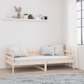 Miniatyrbild 4 av 10: vidaXL Dagbädd 80x200 cm massiv furu Brun