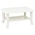vidaXL Soffbord vit 90x60x46 cm plast Vit