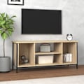 Miniatyrbild 1 av 9: vidaXL Tv-bänk sonoma-ek 102x35x45 cm konstruerat trä Brun