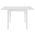Miniatyrbild 4 av 10: vidaXL Matgrupp 5 delar MDF vit Vit