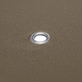 Miniatyrbild 5 av 5: vidaXL Paviljongtak 310 g/m² 3x3 m taupe Taupe