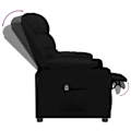 Miniatyrbild 8 av 10: vidaXL Elektrisk reclinerfåtölj svart konstläder Svart