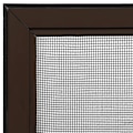 Miniatyrbild 9 av 10: vidaXL Expanderbart insektsnät för fönster brun (75-143)x50 cm Brun