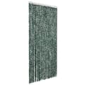 vidaXL Insektsdraperi grön och vit 100x220 cm chenille Grön