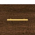 Miniatyrbild 10 av 10: vidaXL Väggmonterat sängbord 2 st brun ek 35x35x20 cm Brun