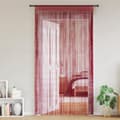 vidaXL Trådgardiner 2 st 140x250 cm vinröd Röd