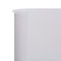 Miniatyrbild 4 av 6: vidaXL Vindskydd 3 paneler tyg 400x80 cm sandvit Vit