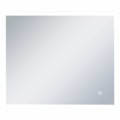Miniatyrbild 2 av 8: vidaXL Badrumsspegel LED med touch-sensor 60x50 cm Silver