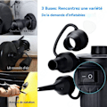 Miniatyrbillede 3 af 4: Elektrisk luftpumpe - CONFOZEN - 0,53 psi - 400 L/min - 2 i 1 - 3 adaptere