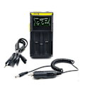 Miniatyrbild 4 av 4: Batteriladdare - TD - D2 - Smart Digital - 2 batterier - High definition LCD
