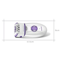 Miniatyrbillede 3 af 4: Epilator til kvinder barberingsapparat kvinde barbermaskine 2 i 1 KM-2668 epilator