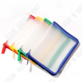 Miniatyrbillede 4 af 4: TD® Transparent PP Document Bag with Zipper A4 File Folder Conference Material Document Bag