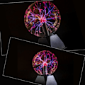 Miniatyrbild 2 av 4: TD® Plasma Ball Light Lamp, för heminredning i sovrummet (12x21cm)