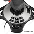 Pikkukuva 2 / 4: TD® joystick peli ohjain lentosimulaattori lentokone simulaatio ohjaus pro taistelulentäjä ohjaamo pilotti harrastajat usb realistinen tarkka