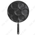 Miniatyrbillede 4 af 4: TD® 7 huller non-stick stegepande til fritureæg køkkenredskab -LAT