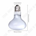 Miniatyrbillede 2 af 4: TD® Lampe Ampoule E27 100W Termisk Infrarød UVA - Terrarium Vivarium Varme Hvid - Skinnende og Lysende - tungsten halogen
