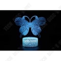 Miniatyrbild 2 av 4: TD® Optisk bordslampa dekorativ touch 7 färger optisk illusion - fjärilsmodell - låg förbrukning USB-kabel 3 AAA-batterier