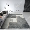 Miniatyrbild 4 av 4: Matta - TD® - Imiterat Cashmere - Grå - Rektangulär - Halkfri