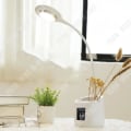 Miniatyrbillede 2 af 4: TD® Øjenbeskyttelse skrivebordslampe med evig kalender vækkeur batteri børn studerende læring pen