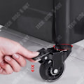 Miniatyrbild 3 av 4: TD® Heavy Duty Heavy Duty Kontor Hjul Hjul Hjul 22mm Tyst lager Skydda matta Byte Fåtölj Golv Skrivbord