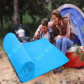 Miniatyrbillede 3 af 4: TD® Polarfleece sovepose, omslags-type, bærbar voksen sovepose til rejse, camping, siesta.