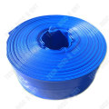 Miniatyrbillede 1 af 4: TD Fladslange 25mm blå PVC Længde 50 meter trykslange Fladtrykslange Pumpefladslange fleksibel fladslange