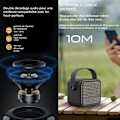 Miniatyrbild 2 av 4: TD® bluetooth-högtalare 10 timmars speltid 8x8x6,5cm mottagningsavstånd 10 meter lätt bärbar bluetooth-högtalare svart