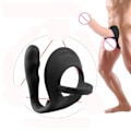 Miniatyrbillede 3 af 4: Massager Anal - @zo510 - Silikone Vandtæt - Prostatastimulation - Sort Farve - 135g Svart