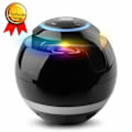 Pikkukuva 1 / 4: TD® langaton Bluetooth-kaiutin, kannettava pieni ääni, mini-värivalot, plug-in ulkosubwoofer autolle Vit, blå, gul, svart, rosa, röd