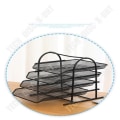 Miniatyrbild 1 av 4: TD® Mesh Filställ Fyrlagers Trelagers Filfack Lagringsram Lagringsställ Ge