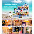 Miniatyrbild 3 av 4: CONFO DIY Miniatyr julhus Montera LED Dollhouse Möbelsats Julklappsleksak