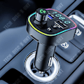 Miniatyrbillede 4 af 4: TD® FM Bluetooth-sender Biloplader Bluetooth MP3-afspiller Bluetooth Håndfri Bluetooth Biltilbehør