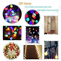 Miniatyrbild 3 av 4: TD® 220V EU-kontakt LED String Lights Bollar String Lamp Holiday String Lights Bröllop Hem Fest Varm Vit