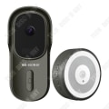 Miniatyrbild 1 av 4: TD® Tuyas nya smarta dörrklocka, WiFi-videointercom, 1080P HD-övervakning, fjärrintercomdörrklocka