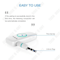 Miniatyrbild 2 av 4: TD® Bärbar bil Bluetooth-ljudmottagare Trådlös Adapter Stereo Musik Streaming Output Handsfree-samtalssändare