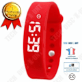 Miniatyrbillede 1 af 2: TD® Smart LED Wristwatch 5W Multifunktionel / Skridttæller Søvn Overvågning Smart Armbånd Silikone (Rød)