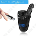 Miniatyrbillede 3 af 4: TD® FM Transmitter til Bil - Bluetooth FM Transmitter MP3 Læser FM Modulator Håndfri Dobbelt USB Oplader