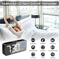 Miniatyrbild 2 av 6: 16 tums LED digital väggklocka, stor display, med fjärrkontroll, stor display, timer och nedräkning. Svart