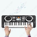 Miniatyrbillede 3 af 4: TD® Multifunktionelle simulerede musiklegespil 37-tasters elektronisk orgel til børn