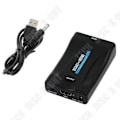 Miniatyrbild 4 av 4: TD® Scart till HDMI-omvandlare Scart till HDMI-adapter 1080P HD för DVD, Box - Computer Video Adapter - Audio Plug vi