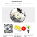 Miniatyrbild 3 av 4: INN Creative USB Rattan Sänglampa för Hem Vardagsrum Sovrum Blå Julklapp