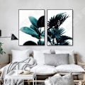 Pikkukuva 2 / 4: TD® Pohjoismainen minimalistinen viherkasvi koristemaalaus perhekeskus makuuhuone taustakuvamaalaus koristekangas 40 x 50 cm