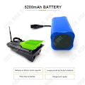 Miniatyrbillede 2 af 4: TD® Tilbehør til båd med smart agnror-batteri 7.4V 5200mAh 2 stk.